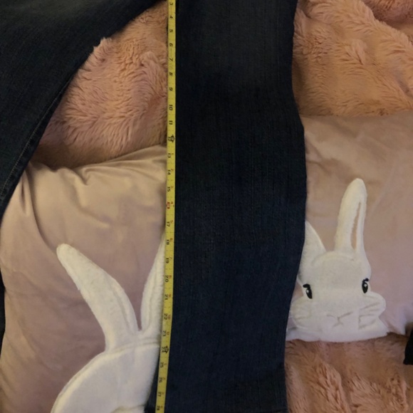 Womens Willie Smith bootcut jeans with peacock embroidered on them - Picture 5 of 7